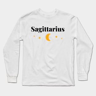 Sagittarius Moons and Stars Long Sleeve T-Shirt